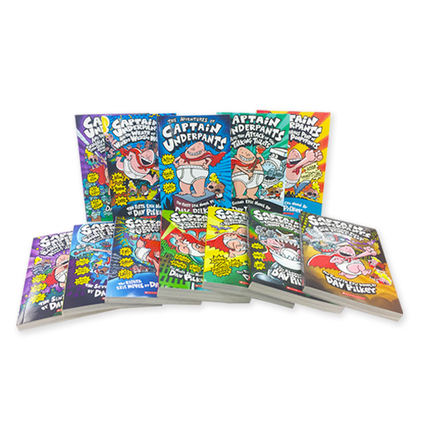 Captain Underpants (Books #1 - #12)